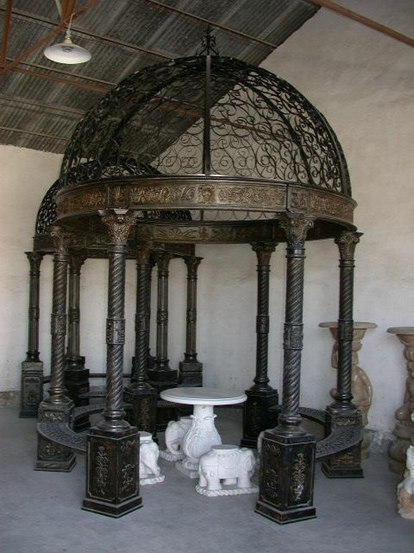 Cast iron gazebos