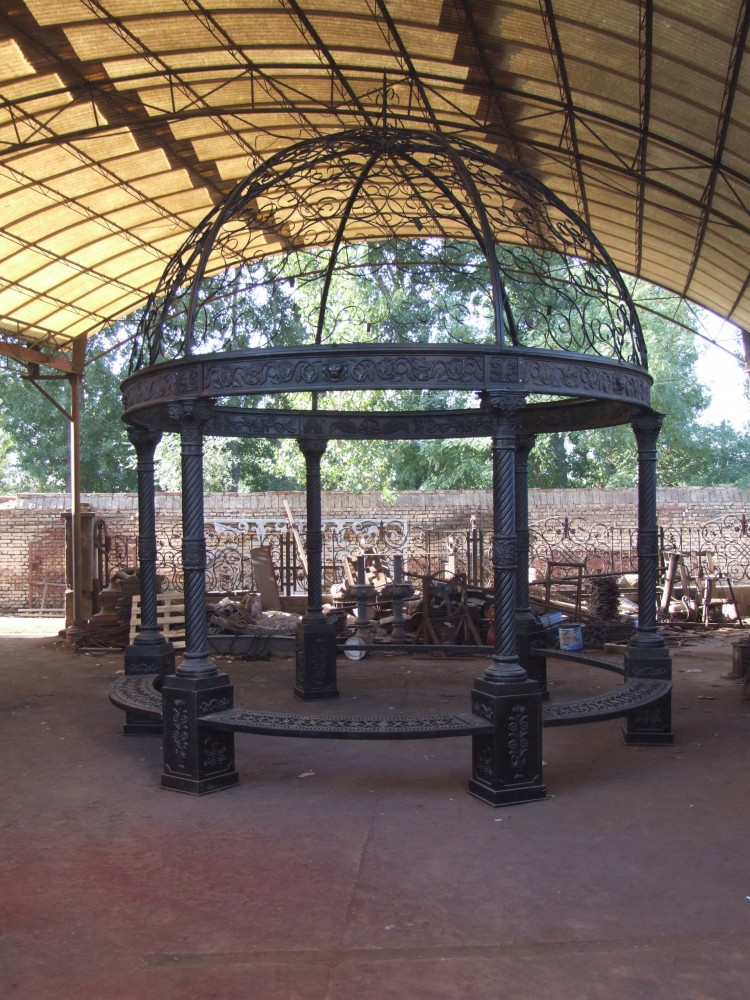 Cast iron gazebos