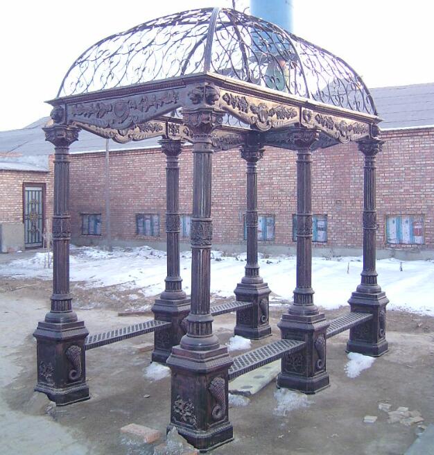 Cast iron gazebos