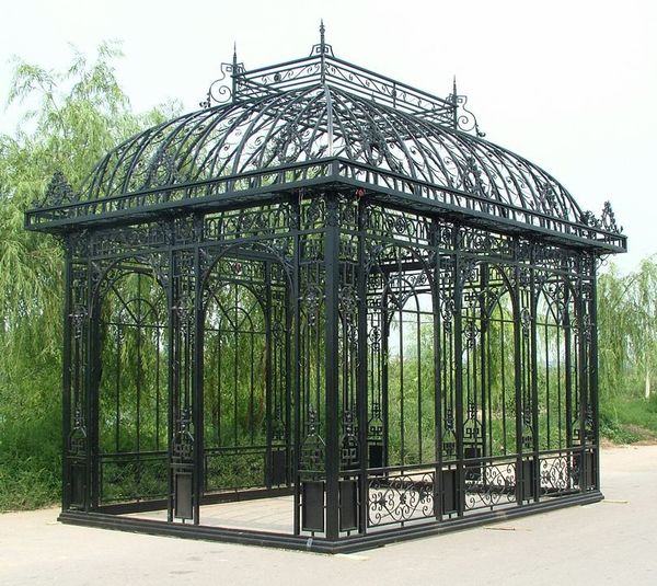 Cast iron gazebos